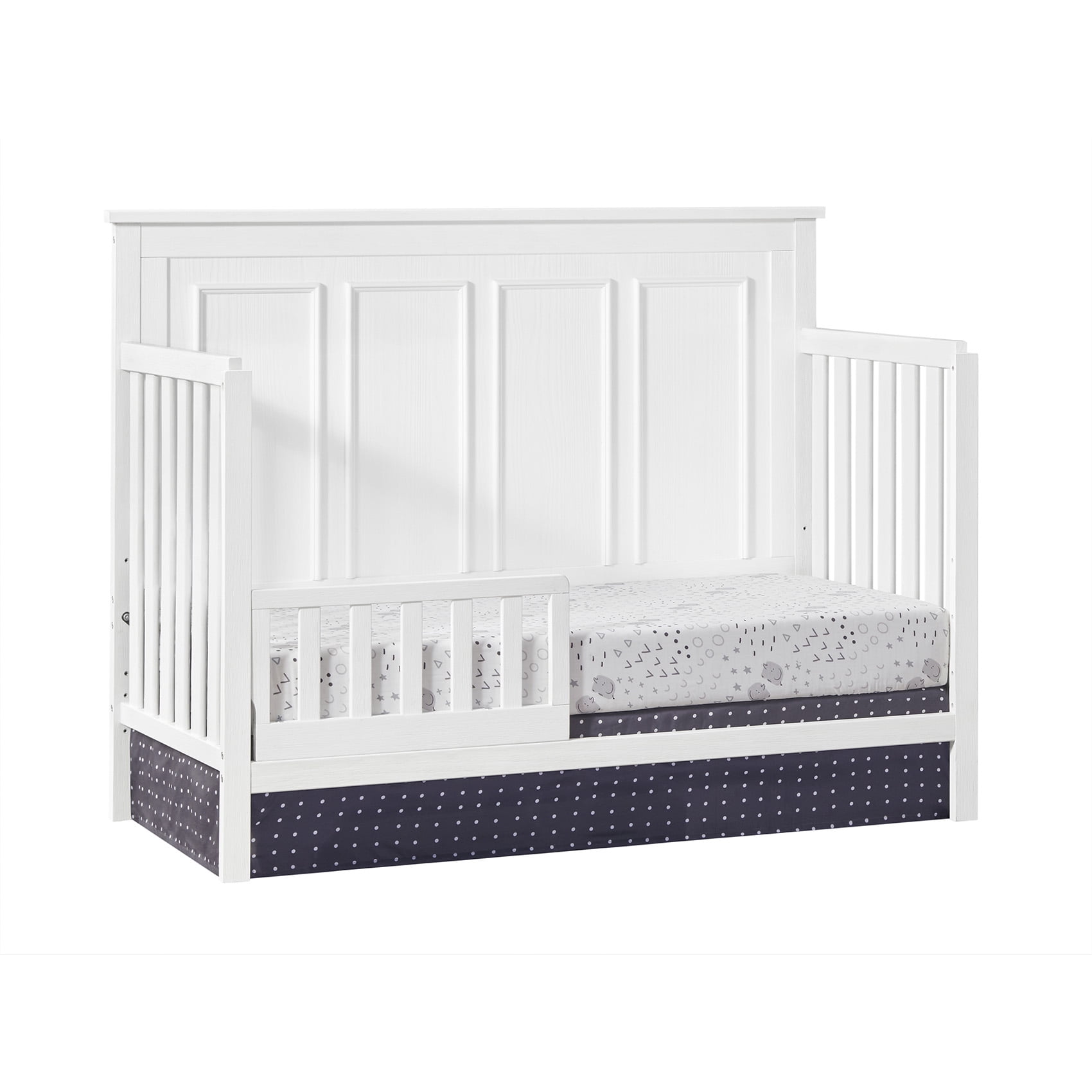 Oxford Baby Farmington Toddler Bed Guard Rail, Rustic White