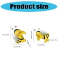 thumbnail image 3 of Set of 2 Lovely Climbing Bees Figurines Resin Huggers Statues Ornaments for Garden Patios Balconies or Indoor Decoration, 3 of 8