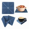 thumbnail image 1 of Folding Placemats, Insulation Mats, Tableware Coasters Portable Household Storage Placemats Kitchen Gadgets B, 1 of 5