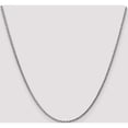 thumbnail image 2 of 14K White Gold Jbsp's 1.8mm Solid D/C Spiga Chain (20 X 1.8) Made In Peru 7233-20, 2 of 5