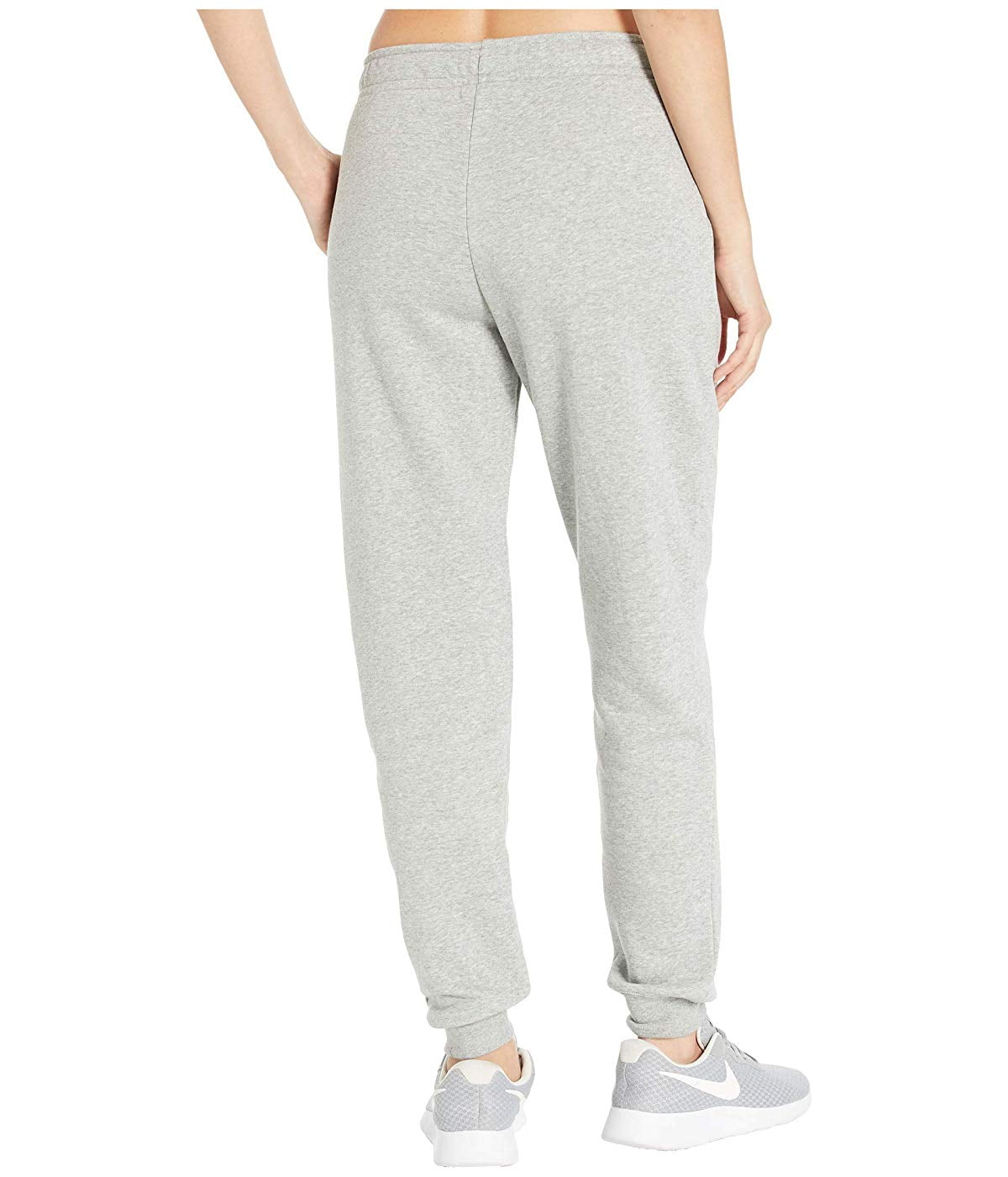 nike women's essential fleece pants grey