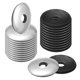 thumbnail image 1 of Juntas de goma selladoras de EPDM en paquete de 60, juntas de goma de neopreno de acero inoxidable 304 de 1/4" x 1" OD, 1 of 7