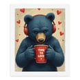 thumbnail image 5 of Paint by Numbers Kit for Adults, Bear Headphones Loving Mug Paint by Numbers, Easy Paint by Numbers Kit for Adults Beginner, DIY Adult Paint by Number Kits on Canvas, Home Decor, 5 of 7