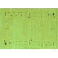 thumbnail image 1 of Ahgly Company Indoor Rectangle Abstract Turquoise Blue Contemporary Area Rugs, 4' x 6', 1 of 4