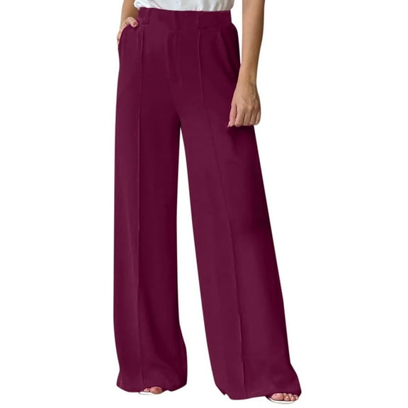 Sngxgn Women's Cotton Sweatpants Yoga Casual Pants Pants for Women with Pockets(Hot Pink,M)