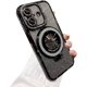 thumbnail image 1 of Funda para teléfono con purpurina brillante compatible con iPhone 17, protector de lente de cámara con soporte, cubierta suave con diamantes de imitación brillantes, 1 of 6