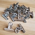 thumbnail image 5 of Bulldog Clips For Home School Use: Durable Stainless Steel Metal Hinge Clips With Hanging Hole For Crafts Organization (38Mm), 5 of 5