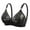 Black, variant on Christmas Gift Wireless Bras for Women No Underwire Seamless Bra Ndbuld Woman Color Thin And Steel Hoop Gathered Breathable Underwear For Daily Bras,Black,38/85