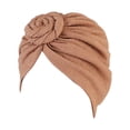 thumbnail image 1 of Turbante Nudo Estilo Simple Qarigey Caqui, 1 of 6