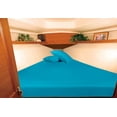 thumbnail image 1 of Universal After Berth Boating Sheet Set - Universal After Berth 600 TC Sheet Set - Egyptian Cotton - USA Boat Bedding - Boat After-Berth Bedding - Great Gift for Boaters - 8 Inch Drop, Turquoise, 1 of 2