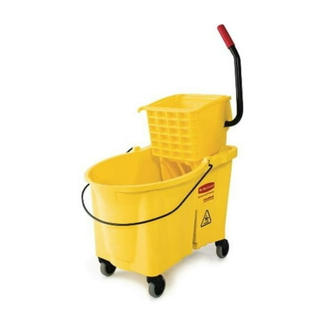 

Rubbermaid Commercial Products 44 Quart Wavebrake Sidepress Bucket & Wringer - Yellow