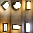 thumbnail image 5 of Lámpara de pared para exterior, impermeable, sencilla, moderna, lámpara de inducción LED, lámpara de patio, lámpara de pared para exterior, 5 of 5