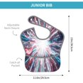 thumbnail image 4 of Kdxio Blue Swirl Fireworks Bibs For Babies, Baby Bibs for Eating, Toddler Bibs, Waterproof Bibs, Feeding Bibs, for Toddlers, Boys, Girls, 4 of 8