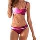 thumbnail image 1 of MKLEKYY Trajes De Baño Women Swimwear Beachwear Gradient Print 2 Bikini Swimsuit Bathing Suit, 1 of 3