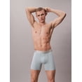 thumbnail image 6 of Calvin Klein Men's Brushed Microfiber Stretch Boxer Briefs Gentle Aqua Medium, 6 of 6