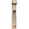 thumbnail image 2 of Ekena Millwork 5 1/2"W x 30"D x 34"H Westlake Block Smooth Bracket w/ Offset Brace, Douglas Fir, 2 of 25