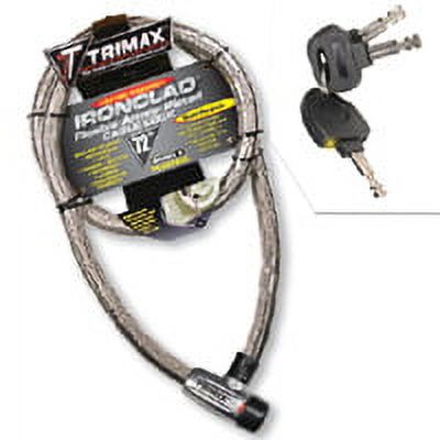 Trimax Universal TG3072SX Supermax Armor Plated Stainless Steel Locking Cable - image 2 of 3