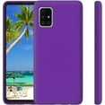 thumbnail image 2 of Galaxy A71 5G Case, Samsung A71 5G Case Liquid Silicone Case Dual Layer Hybrid Hard PC Soft Silicone Gel Rubber Bumper Slim Fit Protective Phone Case for Samsung Galaxy A71 5G, Purple, 2 of 12