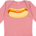 thumbnail image 4 of Inktastic Funny Hot Dog Boys or Girls Long Sleeve Baby Bodysuit, 4 of 5