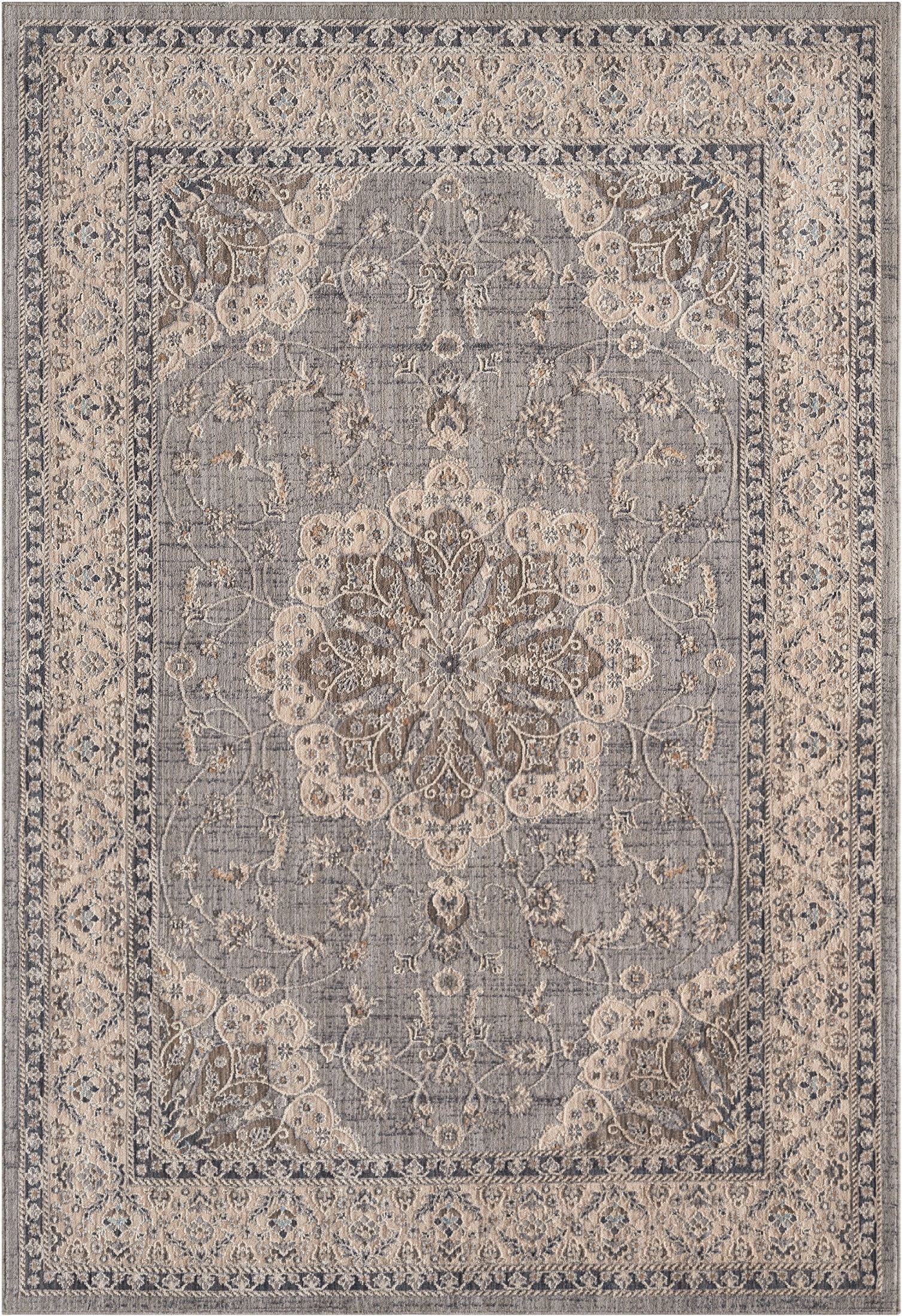 United Weavers Utopia Kerry Oriental Border Area Rug, Blue, 5'3" x 7'2"