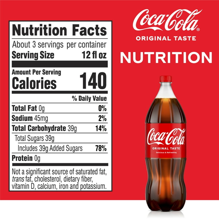 Coca-Cola Soda Pop, 2 Liter Bottle 