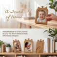 thumbnail image 4 of Unique Bargains Minimalist Clear Acrylic Floating Photo Frame Brown Crown 5" x 7", 4 of 5