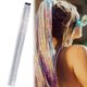 thumbnail image 5 of Sparkle Shiny Hair Láser Con Clip Fijo Alambre Dorado Y Plateado Brillante Colorido Extensiones Resaltadas Y Accesorios para Trenzado Fiesta (BB09), 5 of 9