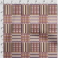 thumbnail image 3 of Soimoi Check Print, Velvet Fabric, Decor Sewing Fabric by The Yard 54 Inch Wide,Decorative Fabric for Upholstery and Home Accents, Rust Brown, 3 of 5