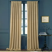 Springmaid Taj Jaquard Lined Curtain (1 Panel), Gold