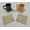 Gold, variant on Damask Cloth Coasters by Penny's Needful Things (Set of 4) Gold