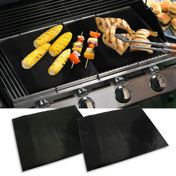 Lot of 2 Mats Easy BBQ Grill Mat Bake NonStick Grilling Mats As Seen On