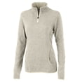 thumbnail image 2 of Charles River Apparel 5312 Women's Heathered Fleece Pullover-Oatmeal Heather-XXL, 2 of 3