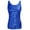 Blue, variant on Women's Sequin Top Shimmer Glam Sparkle Tank Top Vest Tops