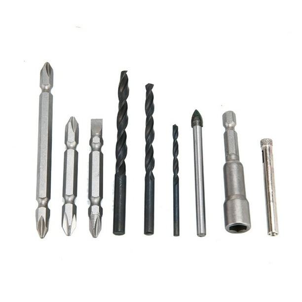 Accesorios para taladro eléctrico manual, destornillador con funda de taladro helicoidal, punta de destornillador, juego de funda de taladro helicoidal, salida de alta intensidad