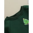 thumbnail image 6 of Bslissey Toddler Baby Girls Boys Christmas Fleece Lined Romper Long Sleeve Cartoon Embroidery Bodysuit Infant Casual Daily Clothes 6M 12M 24M 3T, 6 of 9