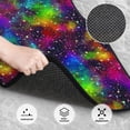 thumbnail image 3 of Honeii Bright Universe Print Car Foot Mat Four-Piece Set - Front & Rear Universal Car Floor Mats for SUVs, Trucks, Sedans, 3 of 7