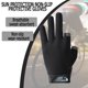 thumbnail image 4 of Guantes de pesca Hombres Mujeres Antideslizante 2 Finger Cut Ciclismo Mitones (Negro) Likrtyny Deportes al aire libre Salida diaria Juego de fiesta, 4 of 9