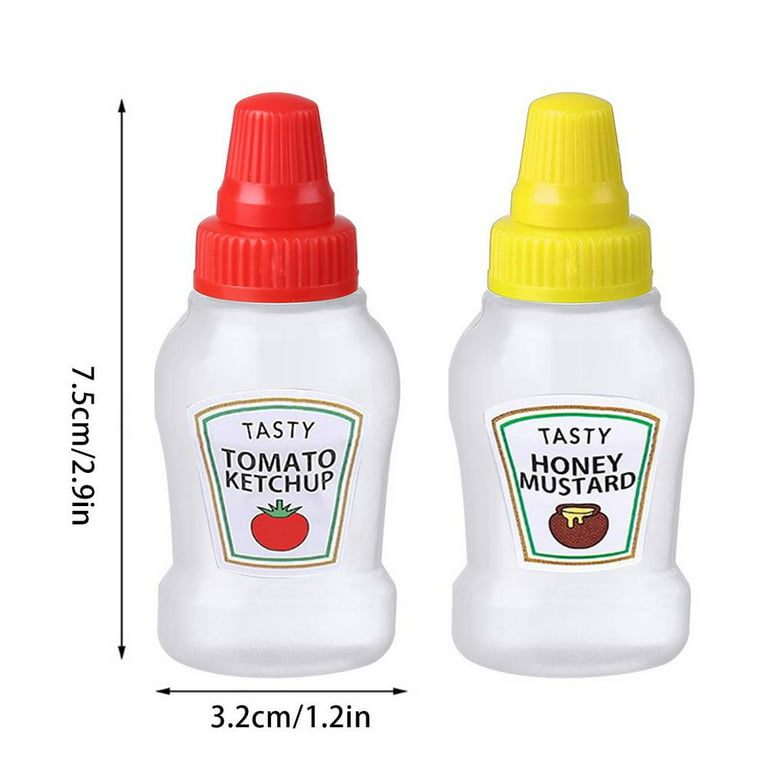 Mini Squeeze Bottle Salad Ketchup Squeeze Container Plastic Portable Lunch  Box