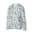 thumbnail image 2 of KLL Cute Panda Bear Print Men's Women’s UPF 50+ Sun Protection Outdoor Hoodie Jacket Long Sleeve Fishing Hiking Performance Shirt-X-Large, 2 of 6