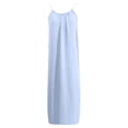 thumbnail image 5 of Women's Strap Backless Loose-fitting Resort Long Dress, 5 of 9