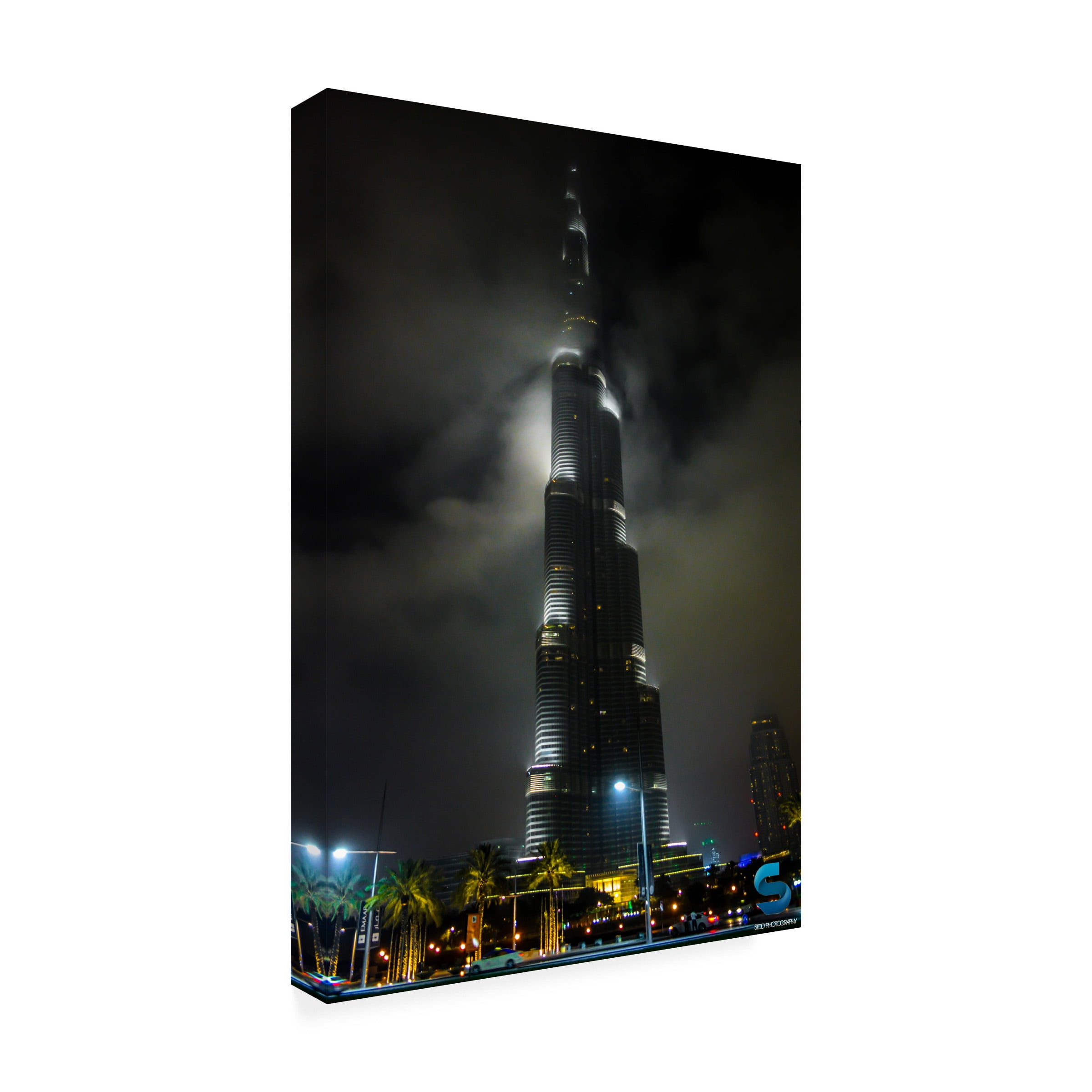 Anas K.Siddiqui 'Burj Khalifa' Canvas Art