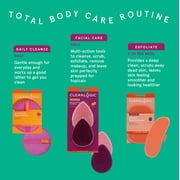 Cleanlogic Silicone Body Scrubber, Gentle Exfoliating Body Tool