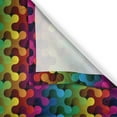thumbnail image 3 of Ambesonne Geometric Kitchen Curtains, Digital Game Style, 55"x39", Multicolor, 3 of 3