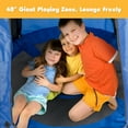 thumbnail image 6 of Gymax 40'' Kids Hanging Chair Swing Tent Set Hammock Nest Pod Seat Blue, 6 of 10