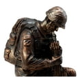 thumbnail image 5 of Battlefield Kneeling Soldier Statue 8.5"H Honor & Valor Military Combat Unit Brother In Arms Figurine Gone But Not Forgotten, 5 of 5
