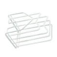 thumbnail image 4 of Estante de almacenamiento para tabla de cortar, multifuncional, para tapa de ollas y sartenes, de hierro, con buena ventilación, organizador de encimera de cocina, blanco estándar, 4 of 12