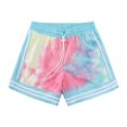 thumbnail image 2 of Tie Dye Shorts for Men 2026 Summer Casual Lightweight Breathable Elastic Waist Athletic Workout Gym Shorts with Pockets, 2 of 3