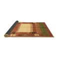 thumbnail image 2 of Ahgly Company Indoor Square Abstract Brown Contemporary Area Rugs, 6' Square, 2 of 4