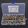thumbnail image 4 of 100Pcs Plaqué Acier au Carbone Plat Fileté Rivet Écrou Bride Rivet Écrou Écrou Fixation, 4 of 8