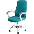 thumbnail image 1 of LAICAIW Office Chair Cover Water Resistant Laurel Green Stretch Jacquard Computer Chair Slipcover for Armrest Chairs M, 1 of 7
